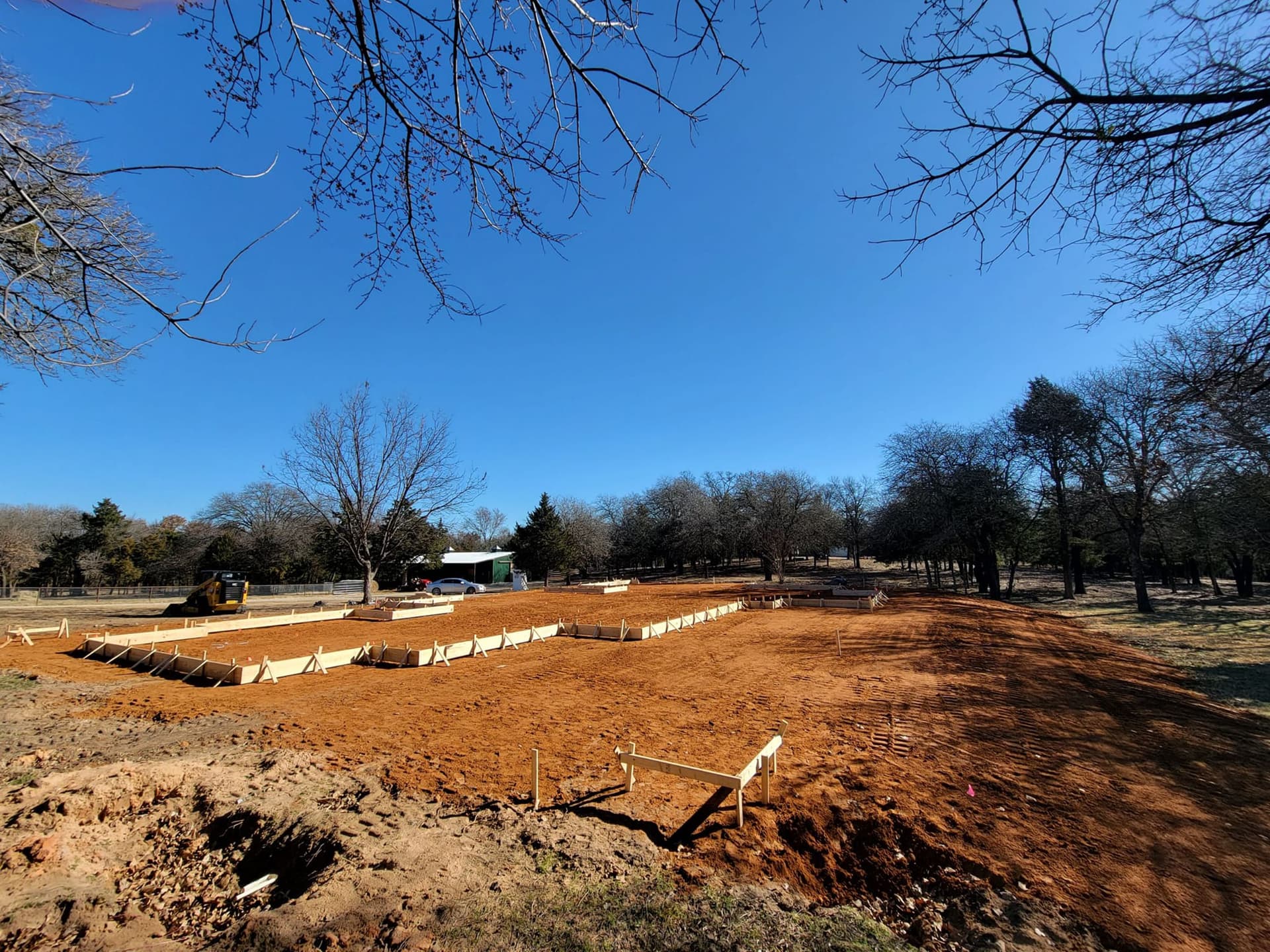 Heavy equipment land clearing North Texas — J C Boyd Custom Builders