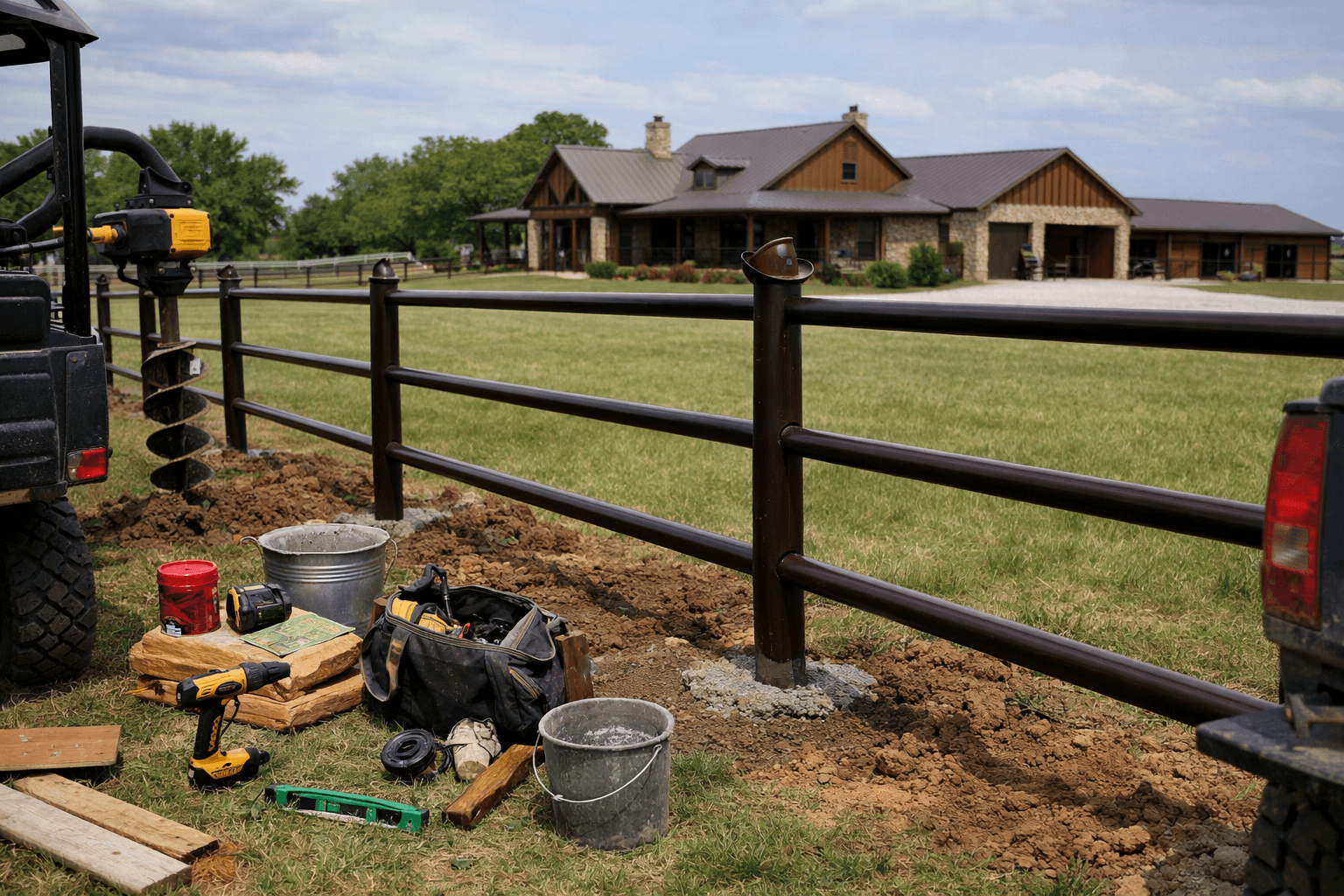 Blog: Priefert Ponderosa Fence Installation in Pilot Point TX